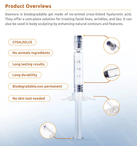 Professional Hyaluronic Acid Dermal Filler for Facial Aesthetics