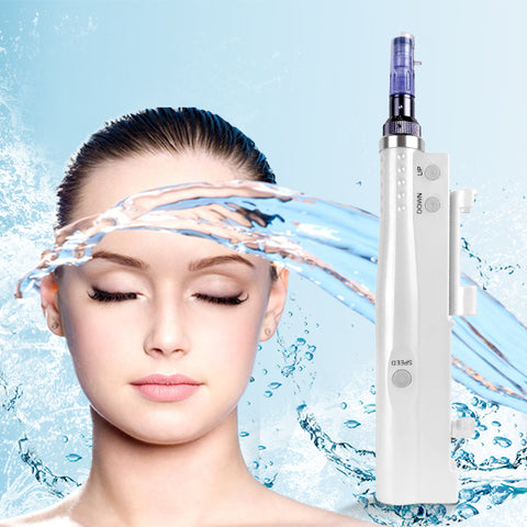 Wireless 2 in 1 Water Machine Gun Handheld Water Mesotherapy Skin Care Anti-aging Machine