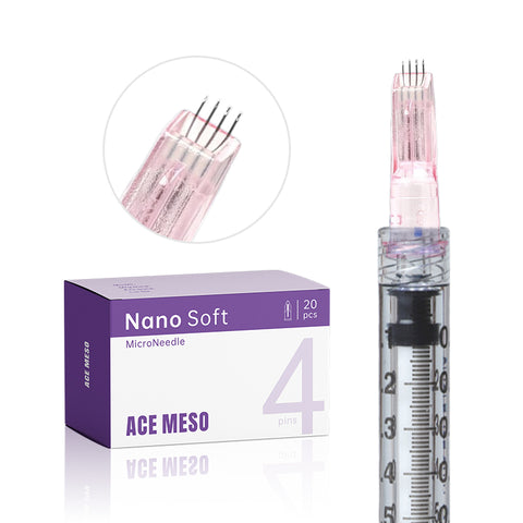 4 Pin Nanosoft Microneedles 4 Needles 34G 1.0mm1.2mm1.5mm