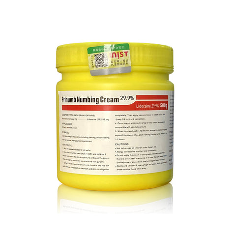 Prinumb Numbing Cream 29.9% 500g for Tattoos Piercing Waxing Microblading