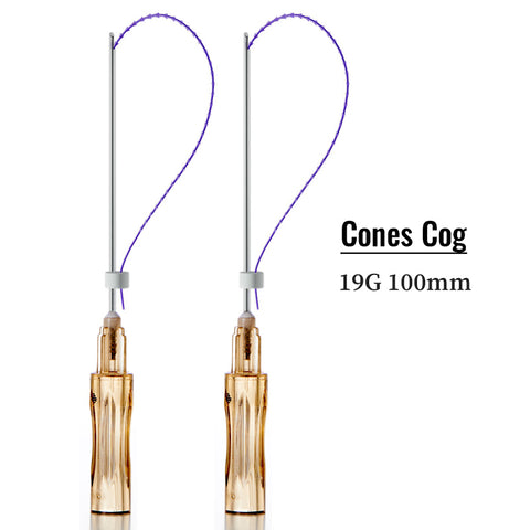 PDO Hilo Liso Mono Espiculado Cog Tracción Hilo Moldeado Conos Cog PDO Multi Ojos Nariz Lifting PCL Mesh Doble Aguja Hilo