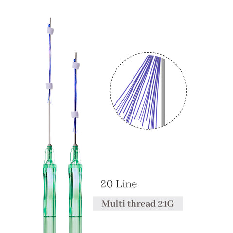 PDO Hilo Liso Mono Espiculado Cog Tracción Hilo Moldeado Conos Cog PDO Multi Ojos Nariz Lifting PCL Mesh Doble Aguja Hilo