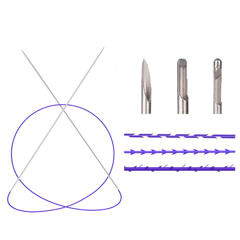 PDO PCL Double Needle Thread Face Lifting Thread