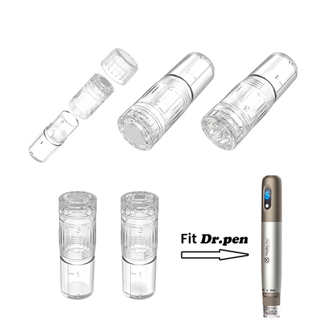 Hydra Pen H3 Replacement Cartridges Microneedling 12 pins Round Square Nano
