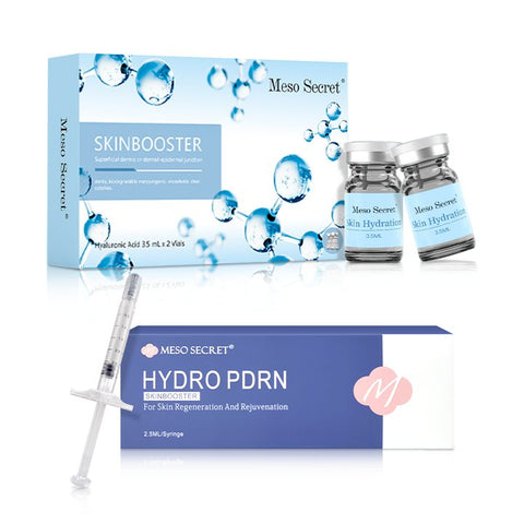 Meso Secret Injetável Skin Booster Hydro PDRN para regeneração e rejuvenescimento da pele